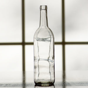 750mL Clear Bordeaux Wine Bottles - Case of 12